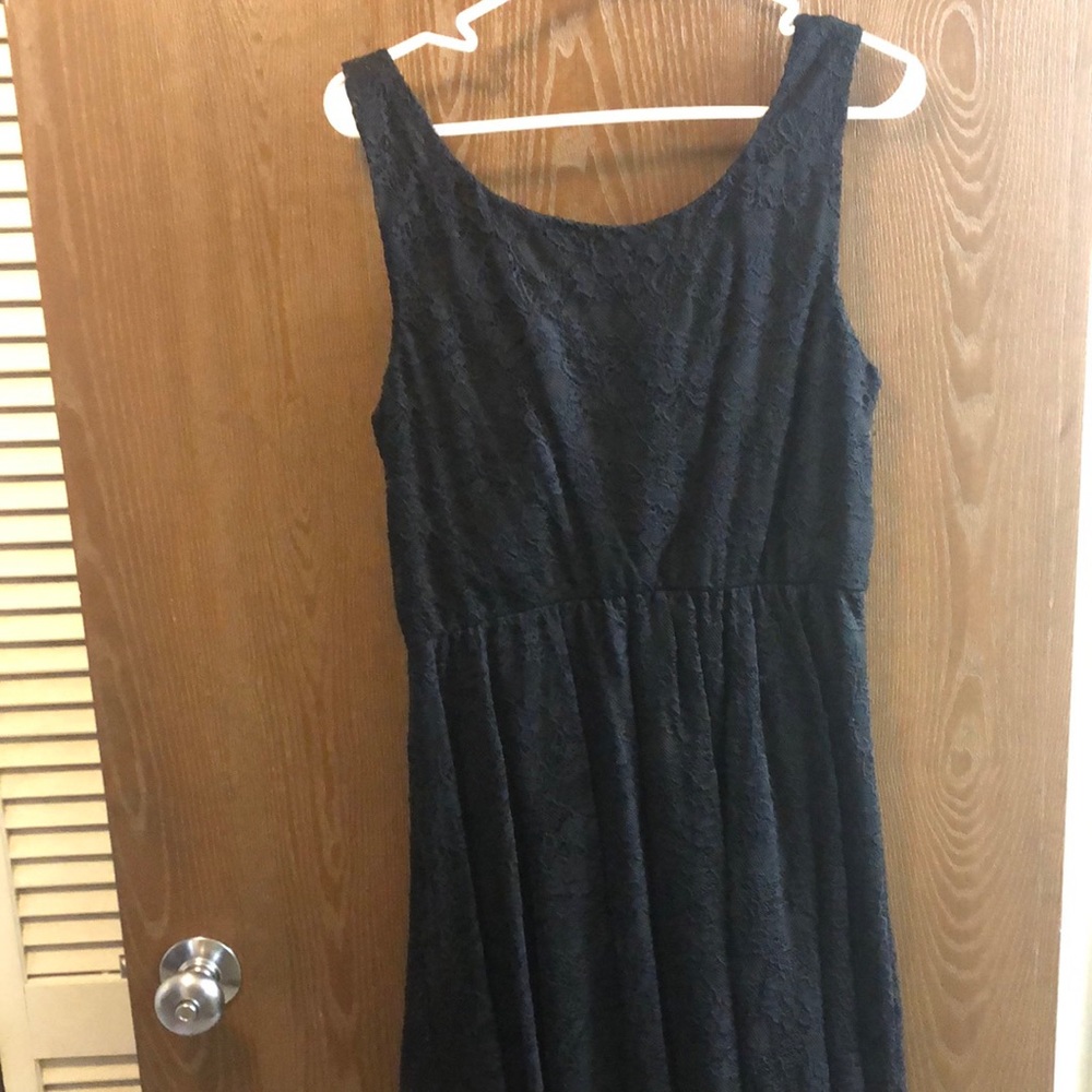 Black lace dress